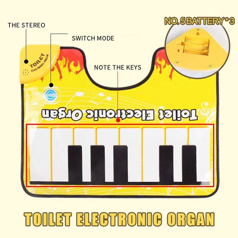 Piano Toilet Mat