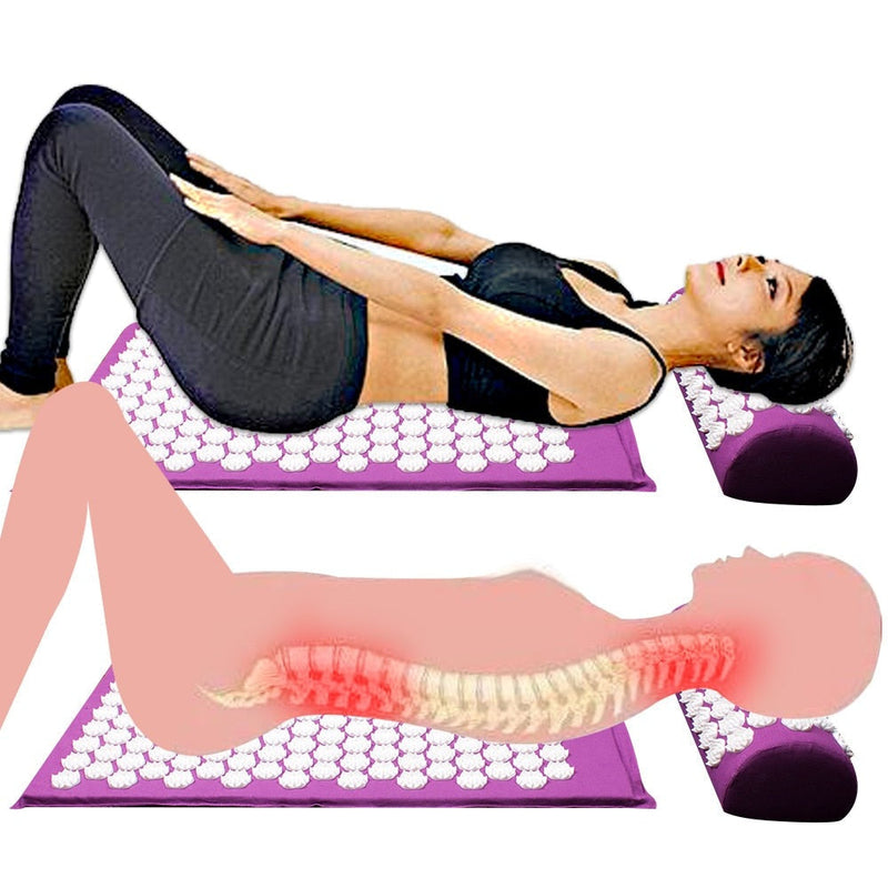 Acupressure Yoga Mat & Pillow Set