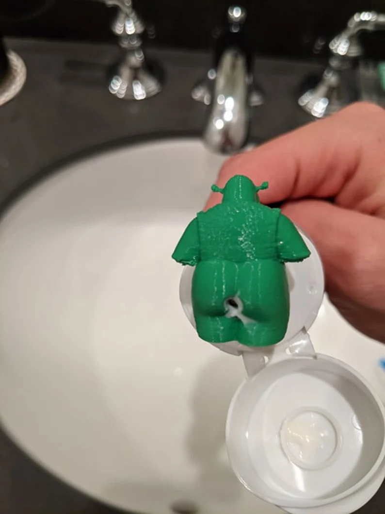 Baby Yoda & Shrek Toothpaste Topper