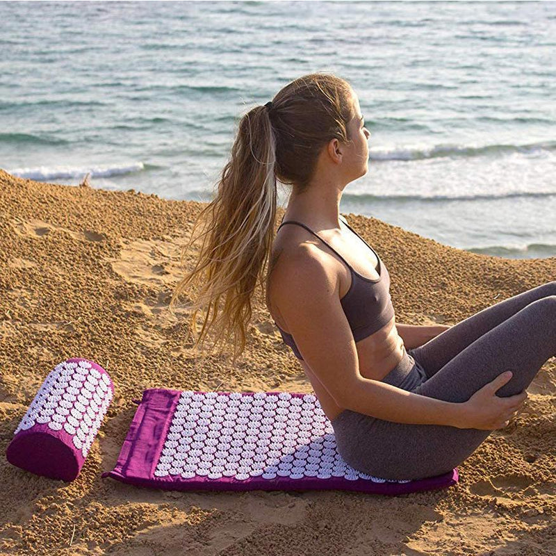 Acupressure Yoga Mat & Pillow Set