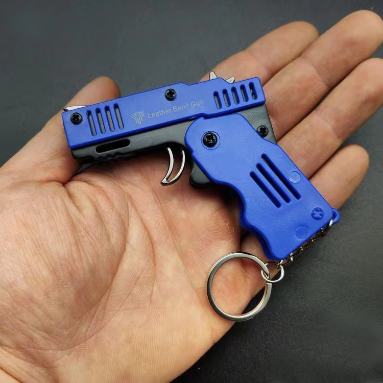 Rubber Band Gun Keychain