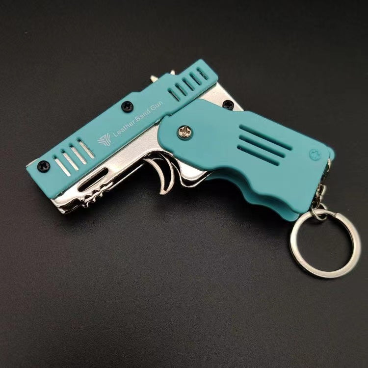 Rubber Band Gun Keychain