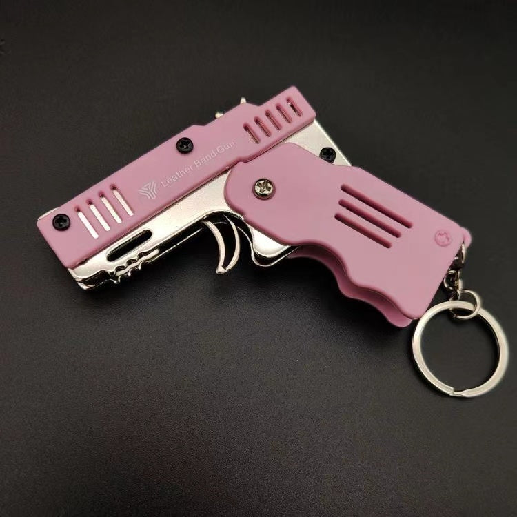 Rubber Band Gun Keychain