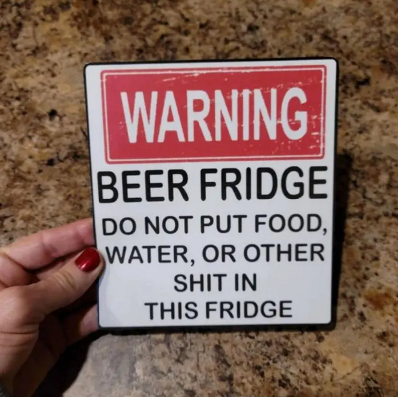 Hilarious Beer Fridge Magnet