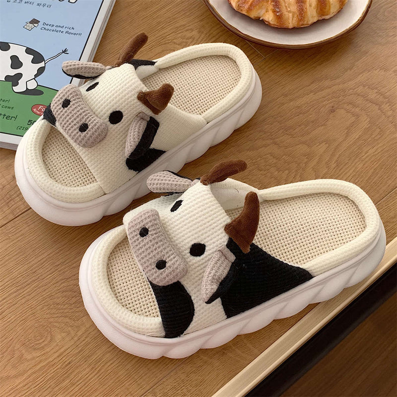 Cow Slippers