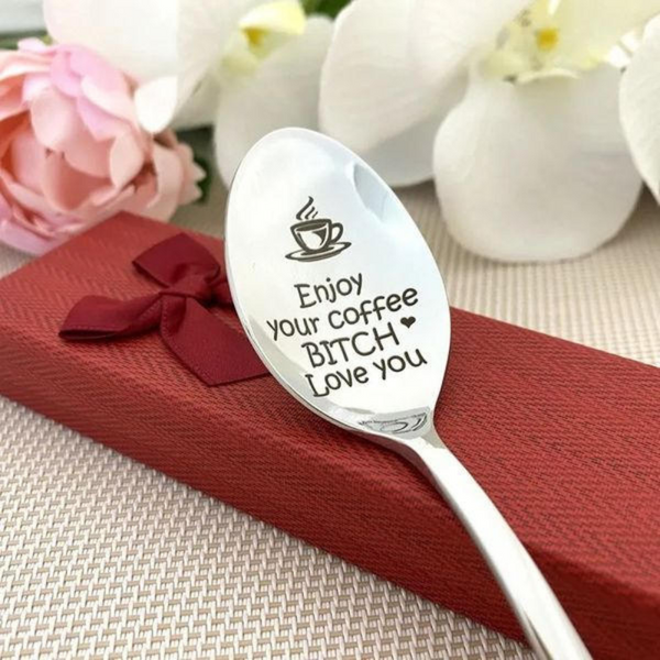 Funny Friendship Coffee Spoon