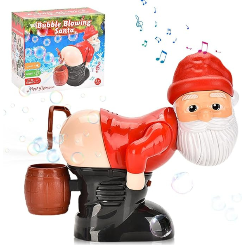 Funny Santa Bubble Machine