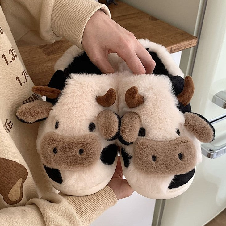 Cute Cow Slippers