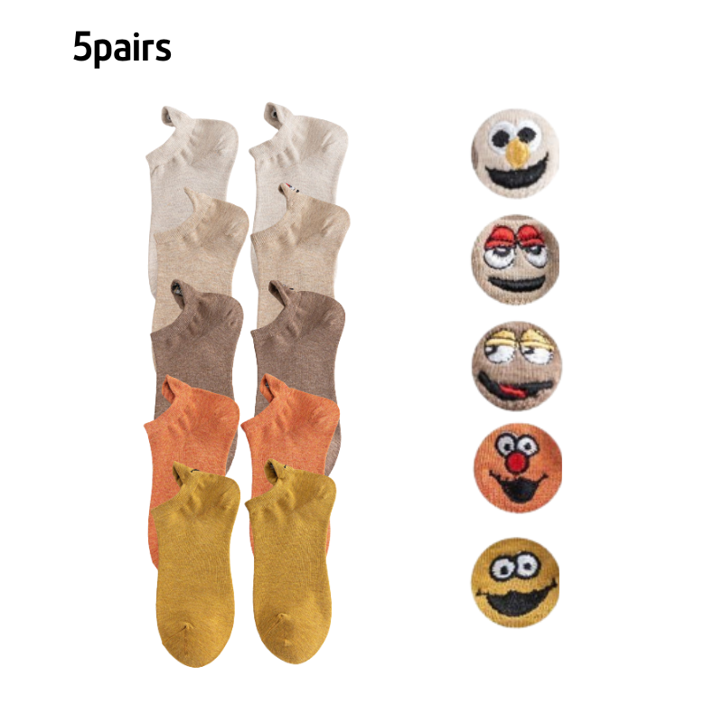 Smiley Socks (Set of 5 pairs)