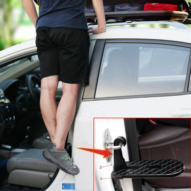 Foldable Car Roof Rack Step