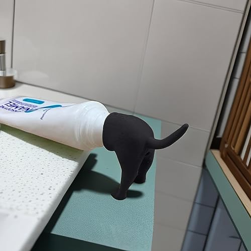 Pooping Dog Butt Toothpaste Topper