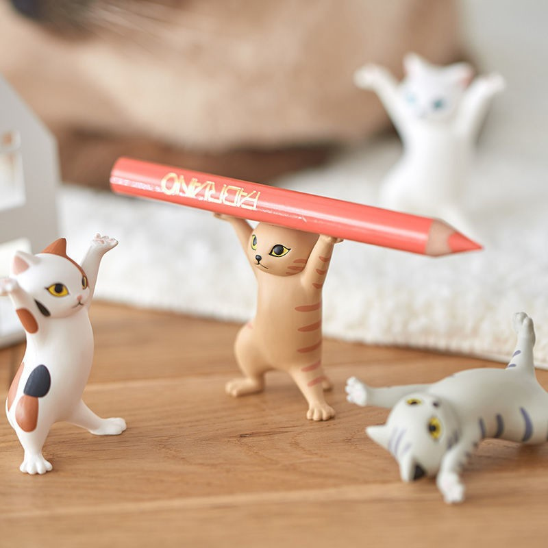 Dancing Cat Earbuds Holder