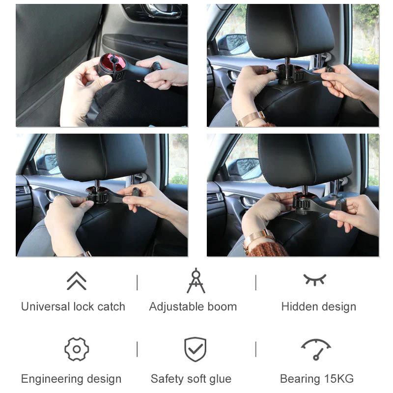 2-in-1 Car Hook