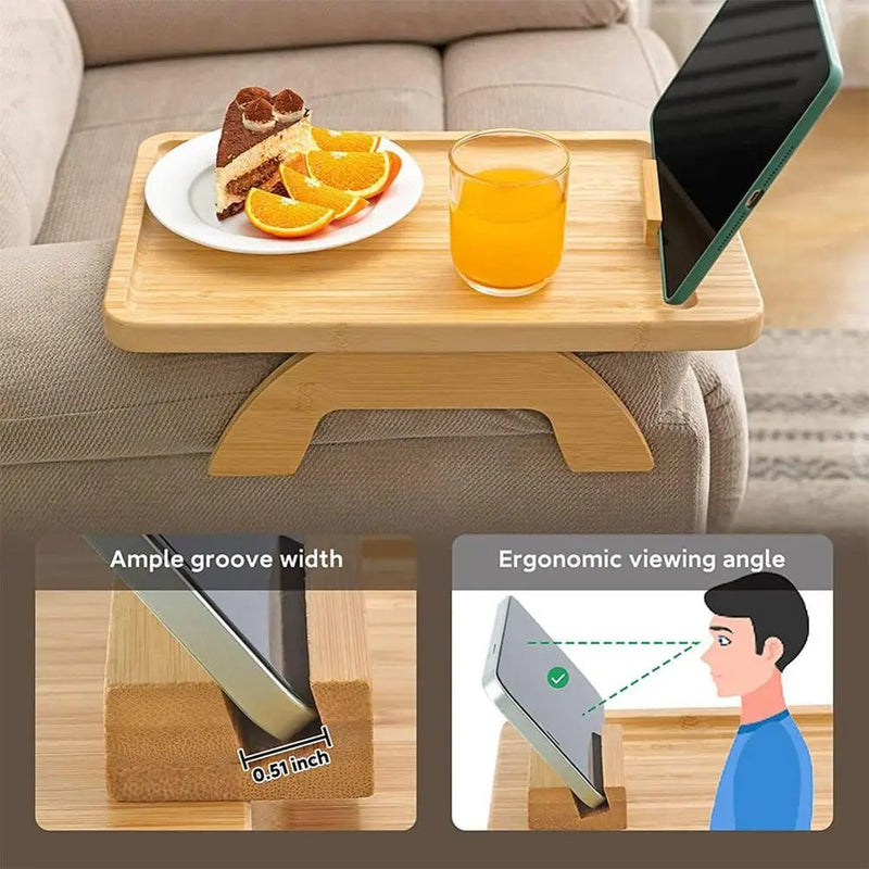 Sofa Armrest Tray Table