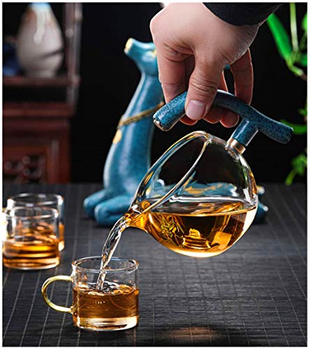 Heat-resistant Kungfu Magnetic Glass Tea Set