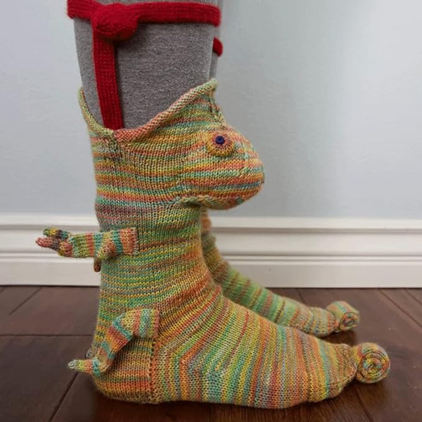 Chameleon Knitted Socks