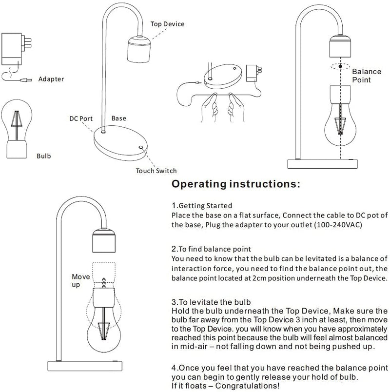 Wireless Charging Light Bulb