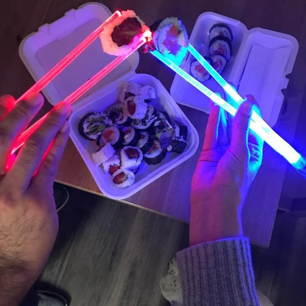 Lightsaber Chopsticks