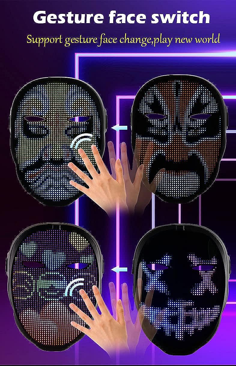 Halloween LED Face Mask