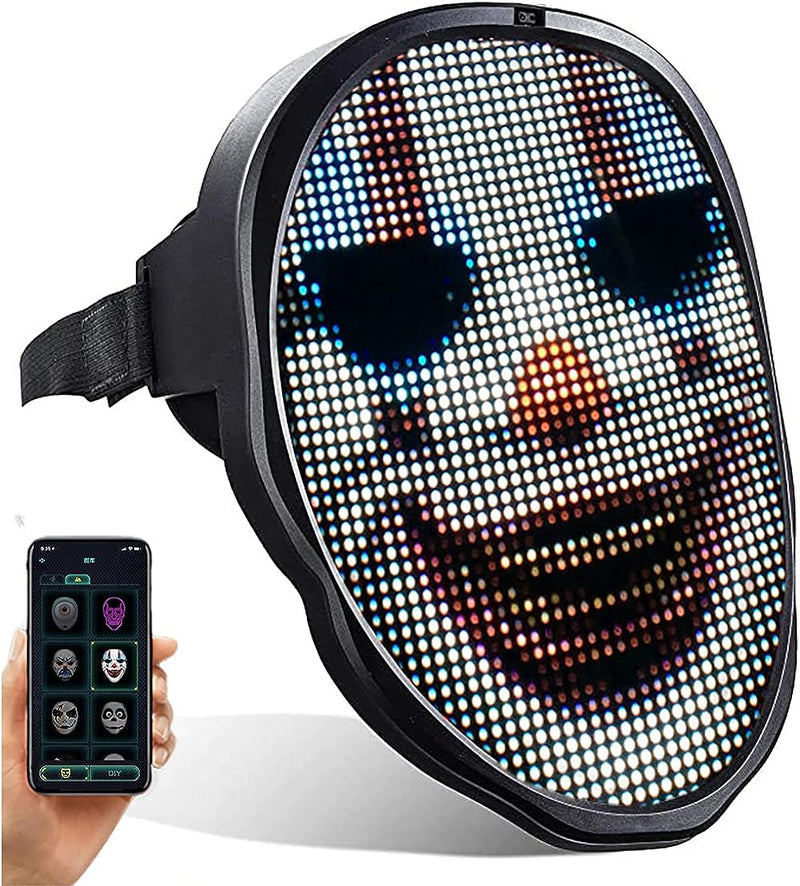 Halloween LED Face Mask