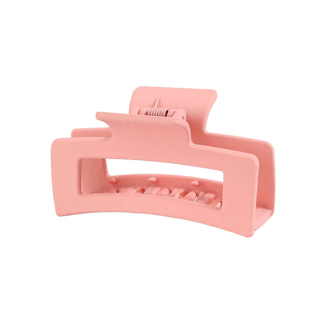 Pink Square Claw Clips