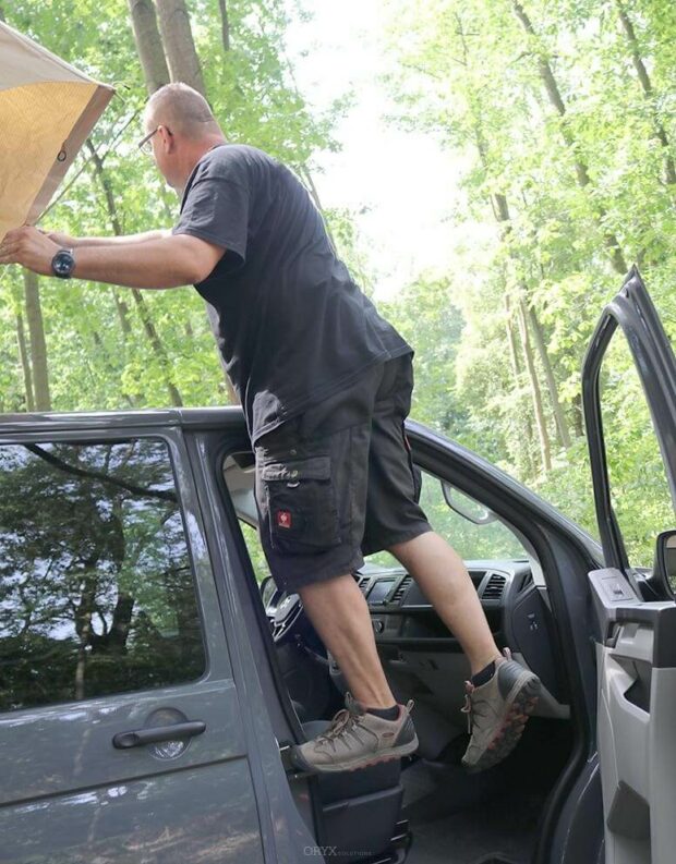 Foldable Car Roof Rack Step