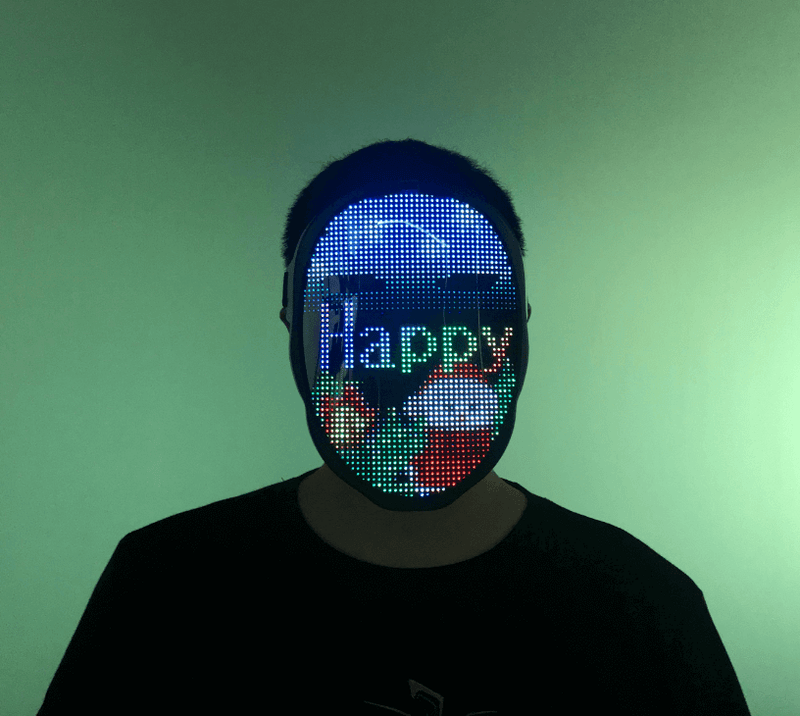 LED Face Changing Smart Mask