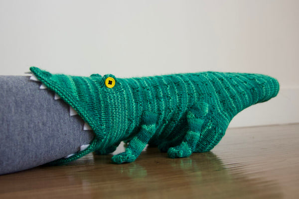 Crocodile Knitted Socks