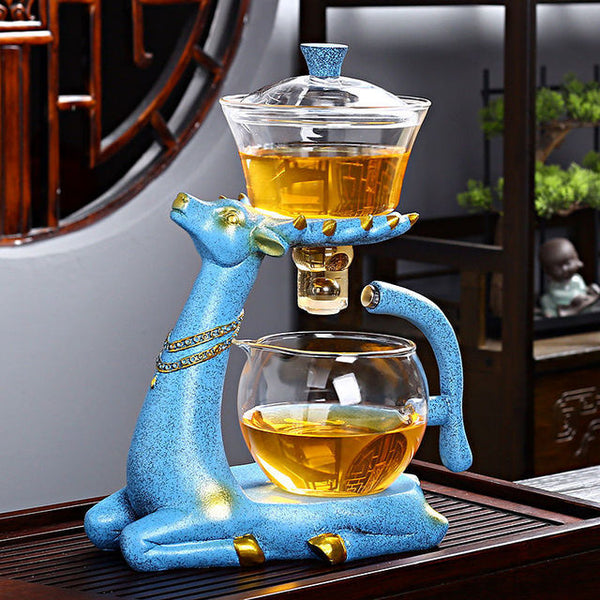 Heat-resistant Kungfu Magnetic Glass Tea Set