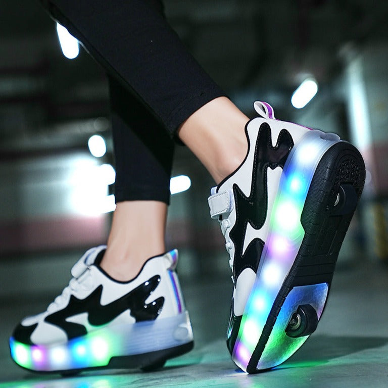 Womens LED Roller Sneakers