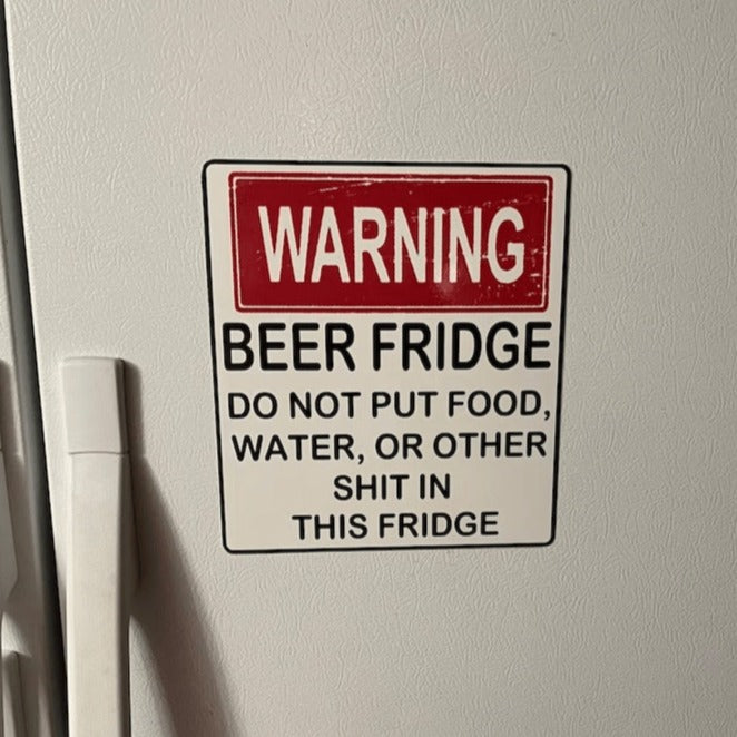 Hilarious Beer Fridge Magnet