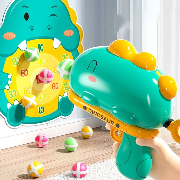 Dinosaur Sticky Ball Gun Dartboard