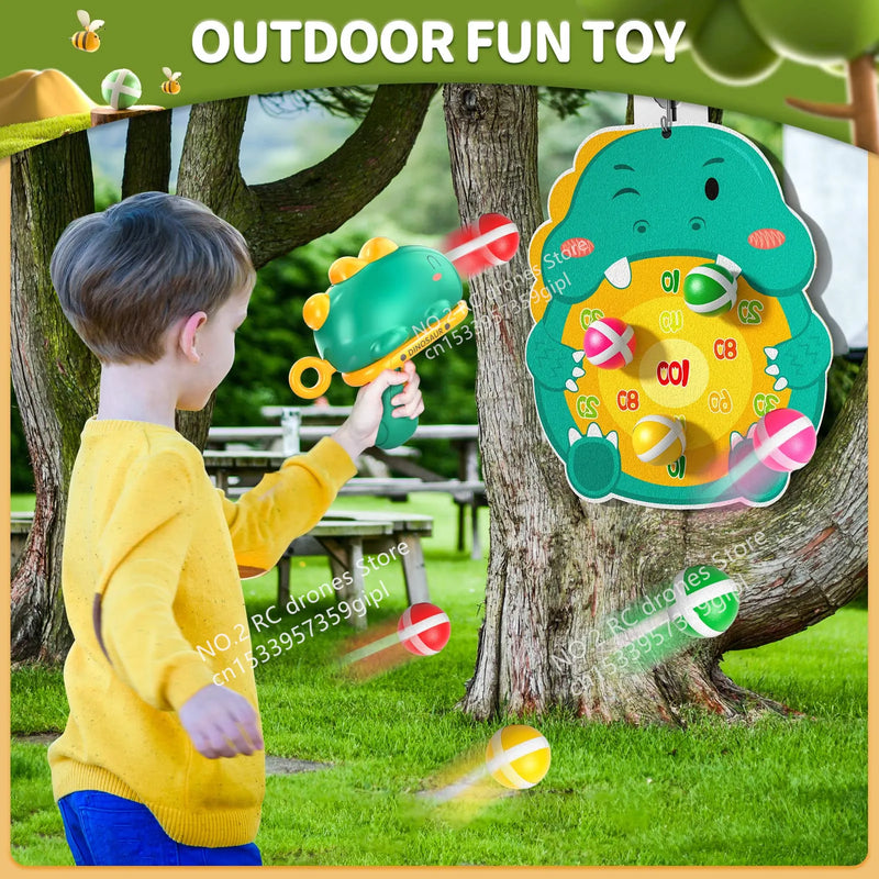 Dinosaur Sticky Ball Gun Dartboard