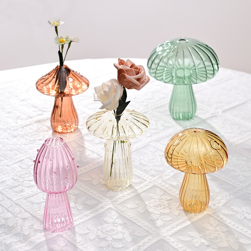 Crystal Mushroom Jars