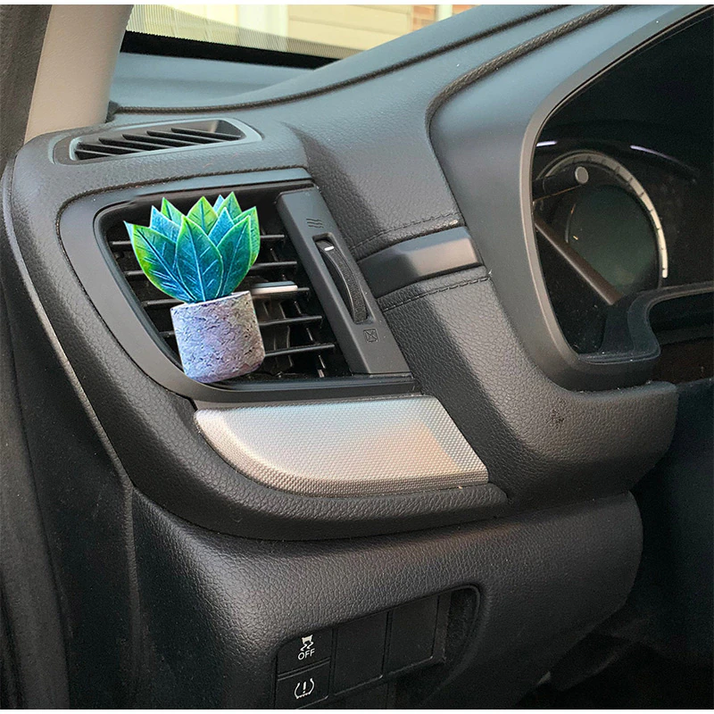 Succulent Air Freshener Vent Clips