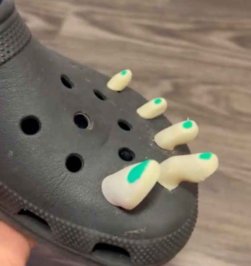 Toes on Crocs