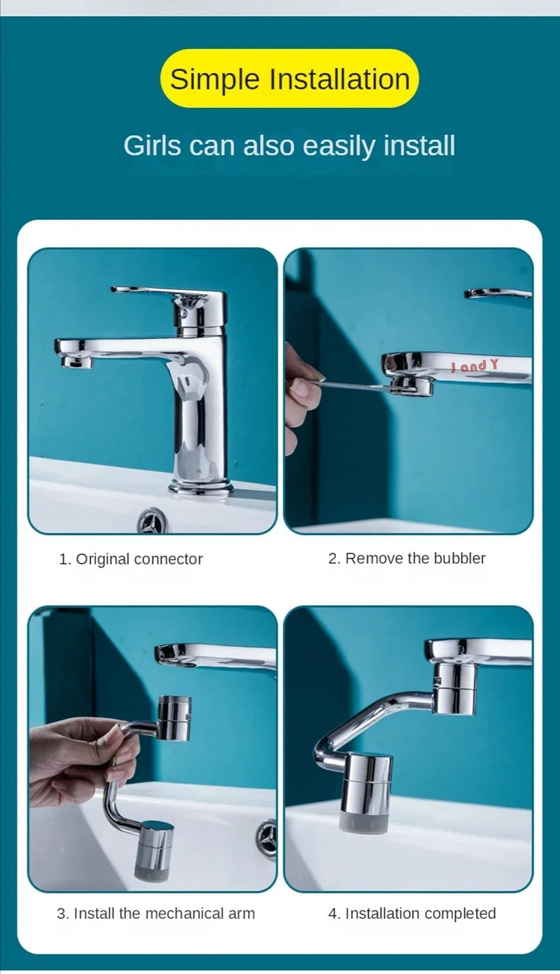 Rotating Sink Faucet