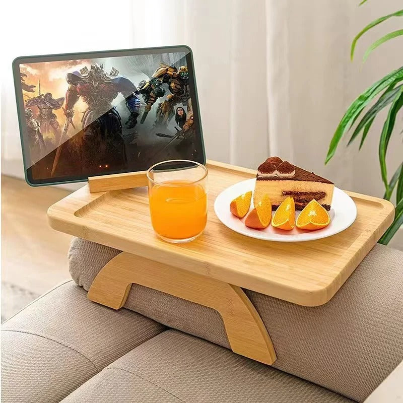 Sofa Armrest Tray Table