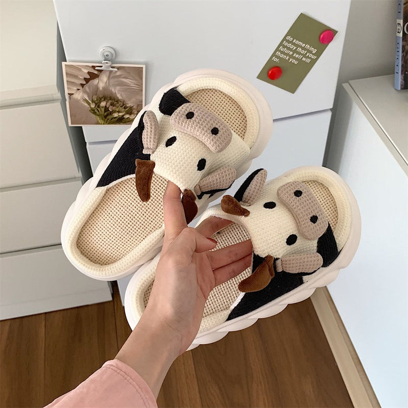 Cow Slippers