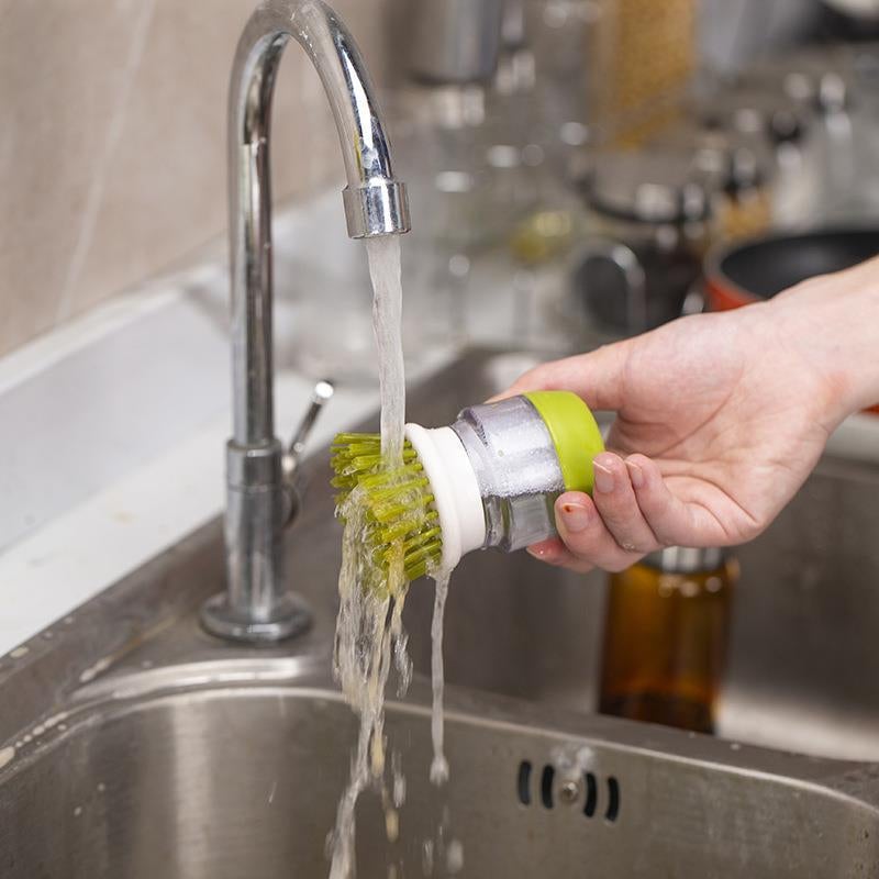 Soap Dispensing Cleaning Brush