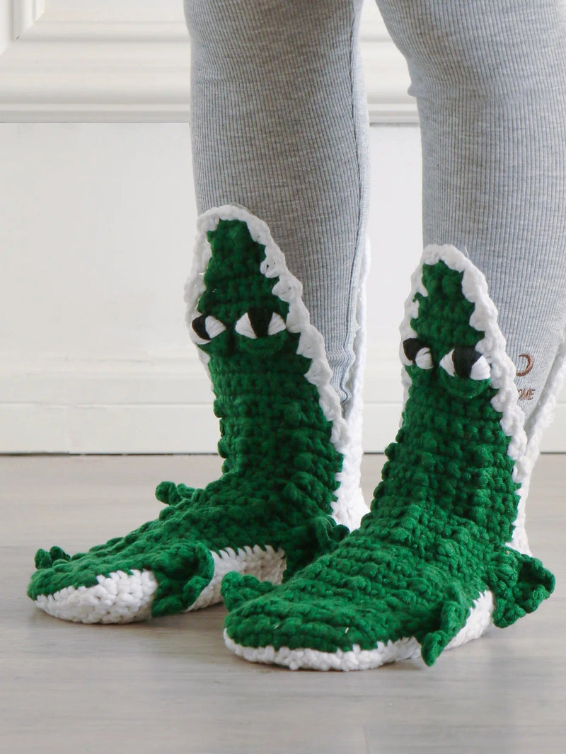 Crocodile Knitted Socks