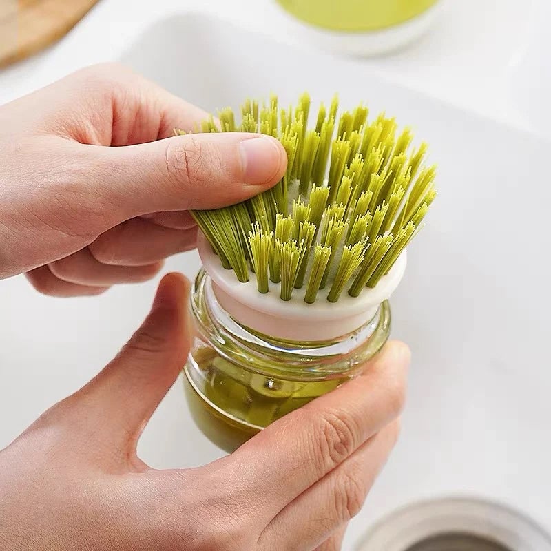 Soap Dispensing Cleaning Brush