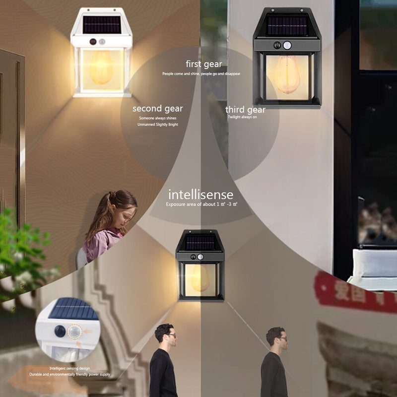 Solar Motion Wall Lamp