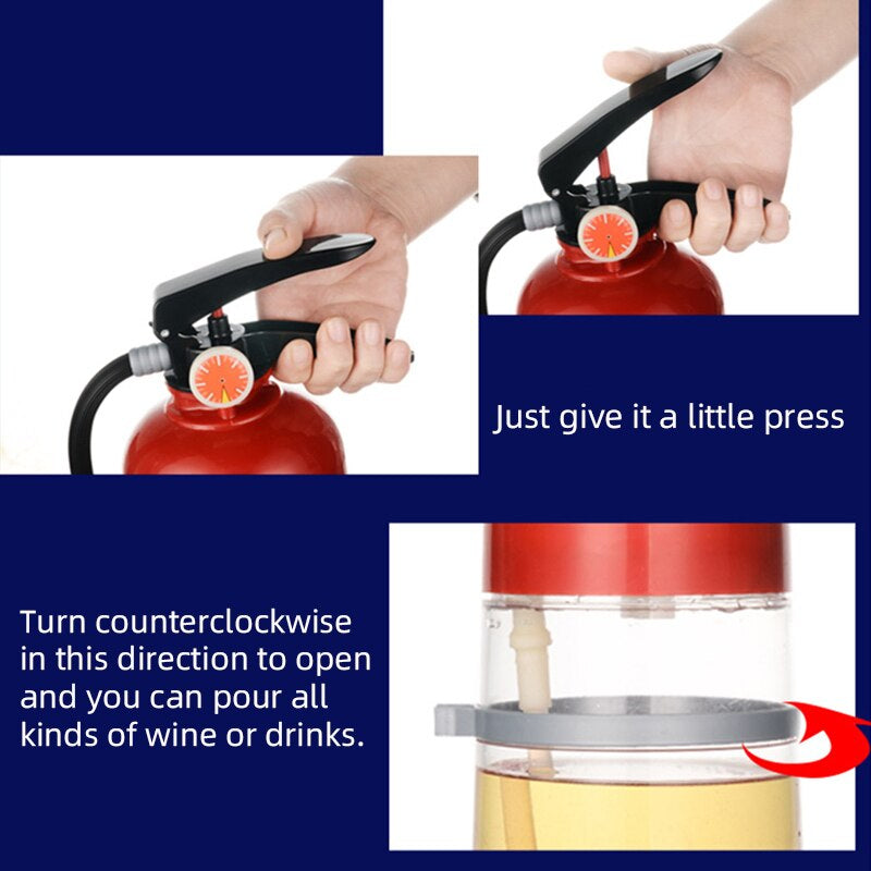 Fire Extinguisher Beer Dispenser