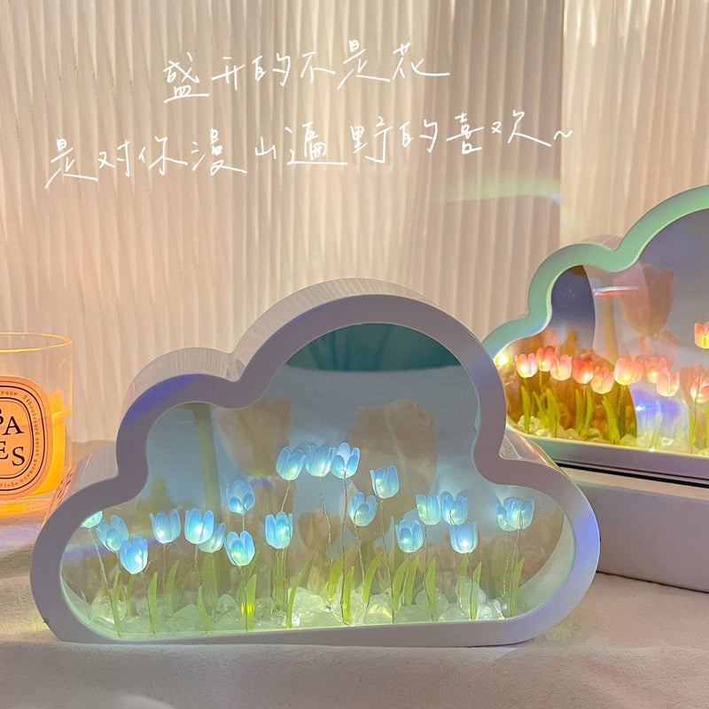 Tulip Cloud LED Mirror Lamp