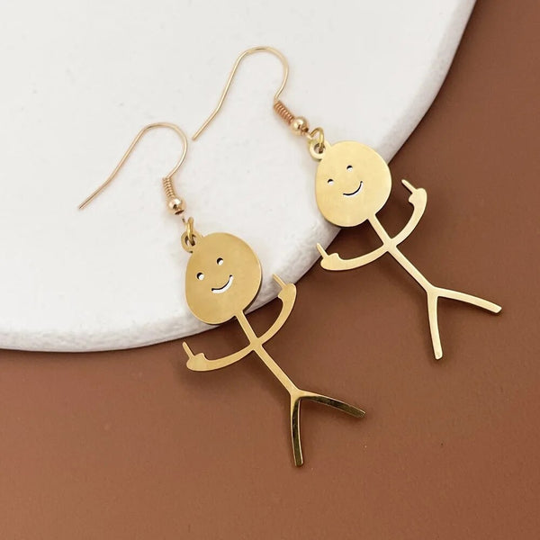 Middle Finger Earrings