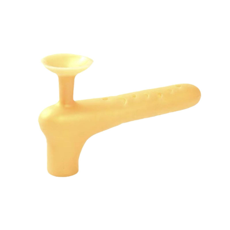 Silicone anti-slam door handle