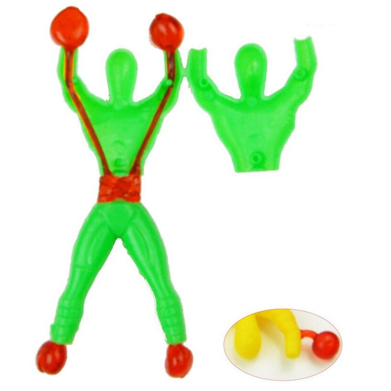 Wall climbing sticky man