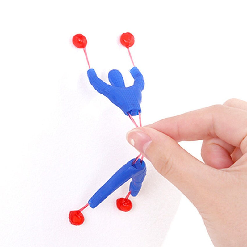 Wall climbing sticky man