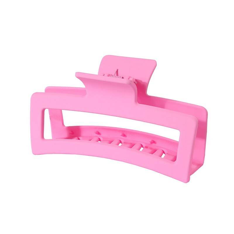 Pink Square Claw Clips